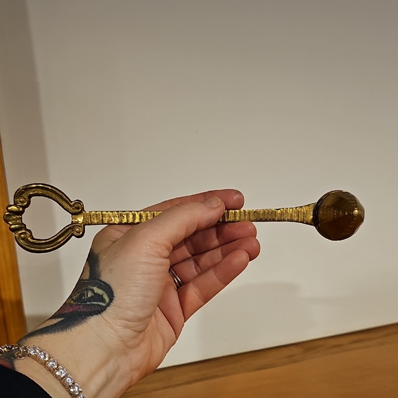 Elegant Brass Candle Snuffer - Picture 3 of 6